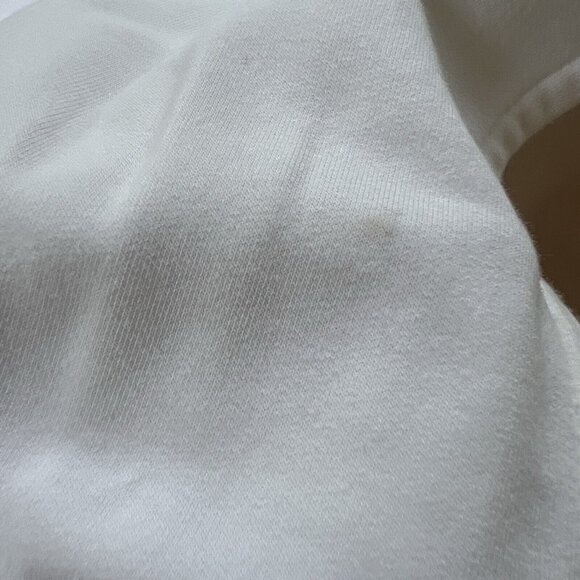 Soft Surroundings Size Large Creamy White Tunic Sleeveless Scoop Neck Side Slits - Picture 5 of 6